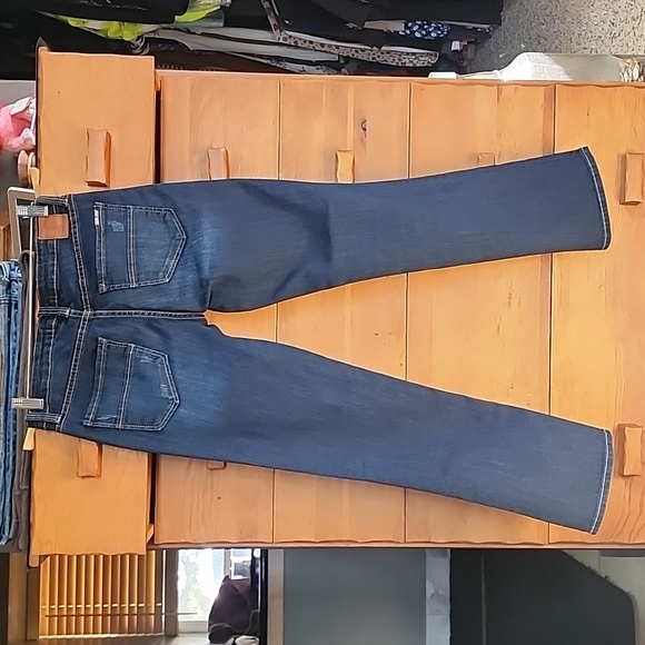 EUC DEAR JOHN: Playback Gotham Comfort Straight Jeans, Dark-wash, Size 26 - Picture 5 of 13